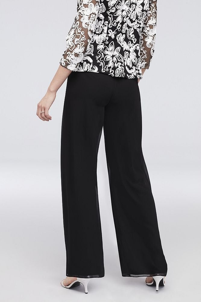 Alex Evenings Women's Straight Leg Dress Pant (Petite Regular Plus Sizes), Black, M - Image 2